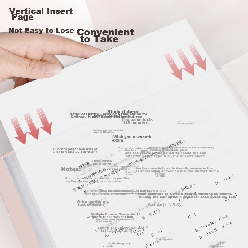 [Lowest Price Online] SIMAA A4/40-Page Document Folder [Upgraded Fastener Versio...