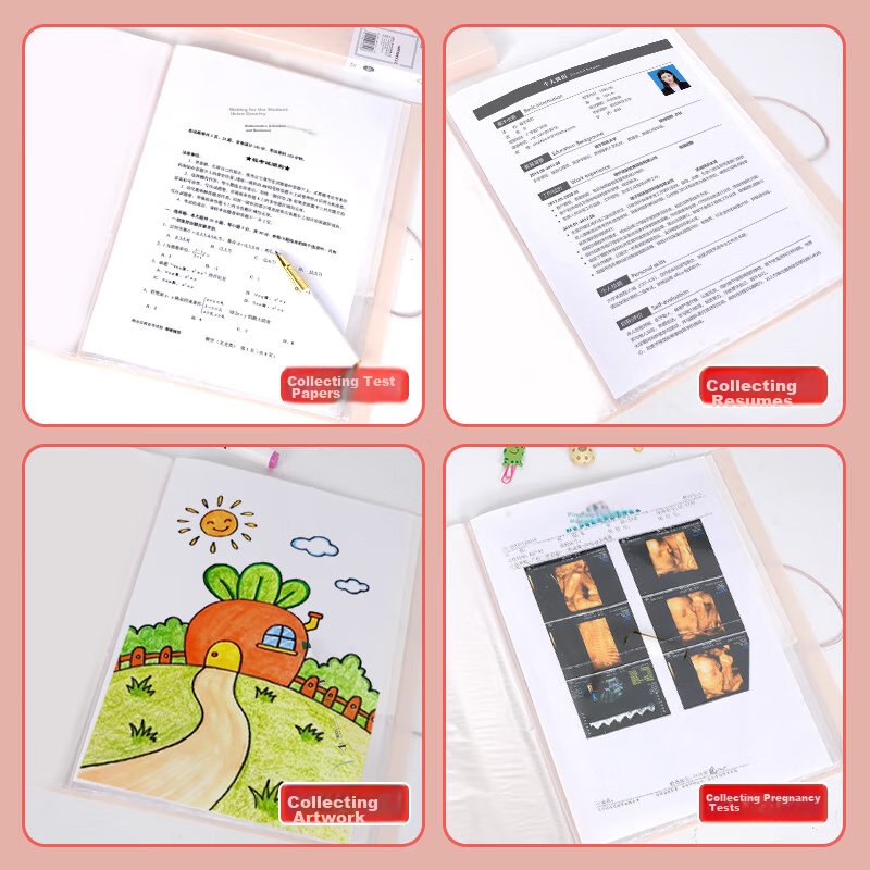 [Lowest Price Online] SIMAA A4/40-Page Document Folder [Upgraded Fastener Versio...