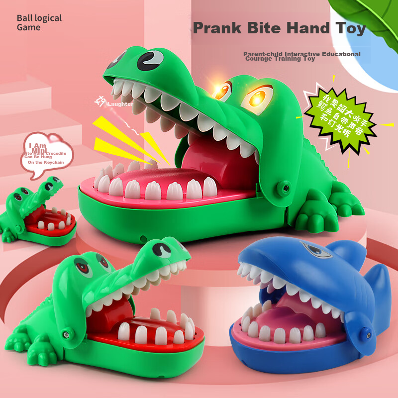 COODORA Crocodile Toy, Finger-Biting Teeth Toy, Prank Toy, Tooth-Pressing Toy, C...