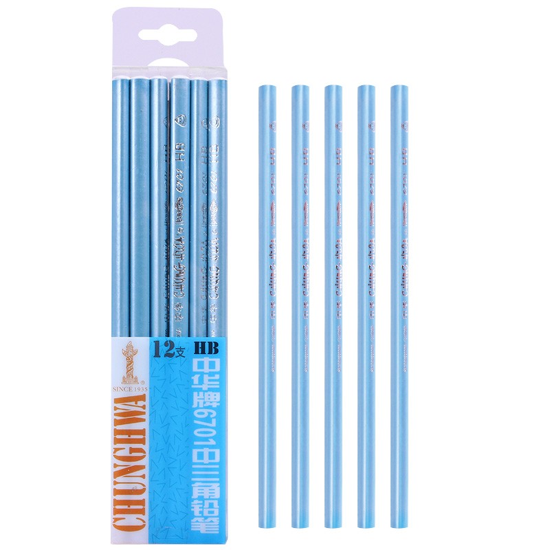 Zhonghua Zhongsan HB Student Pencil, Office Children's Pencil, Pearl Pencil, 12...