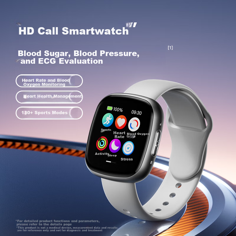 Dido G29SPro Blood Pressure Blood Sugar Watch for Men and Women, Real-time ECG A...