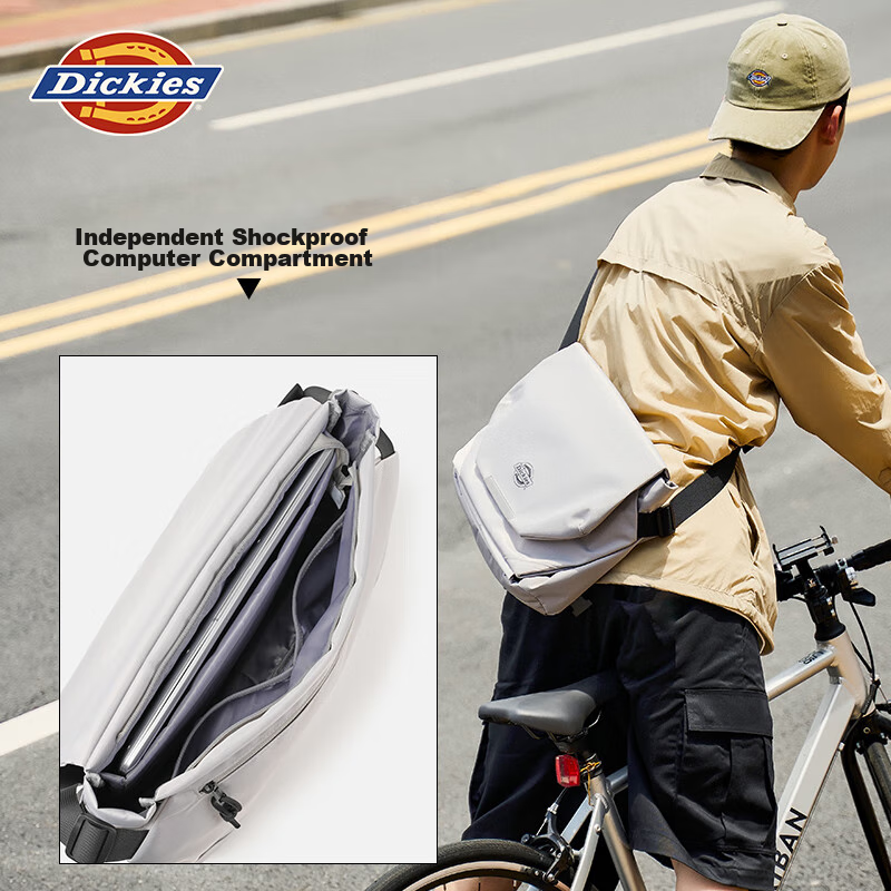 Dickies Men's Crossbody Bag, Lightweight DK Shoulder Bag, Women's Casual Multifu...