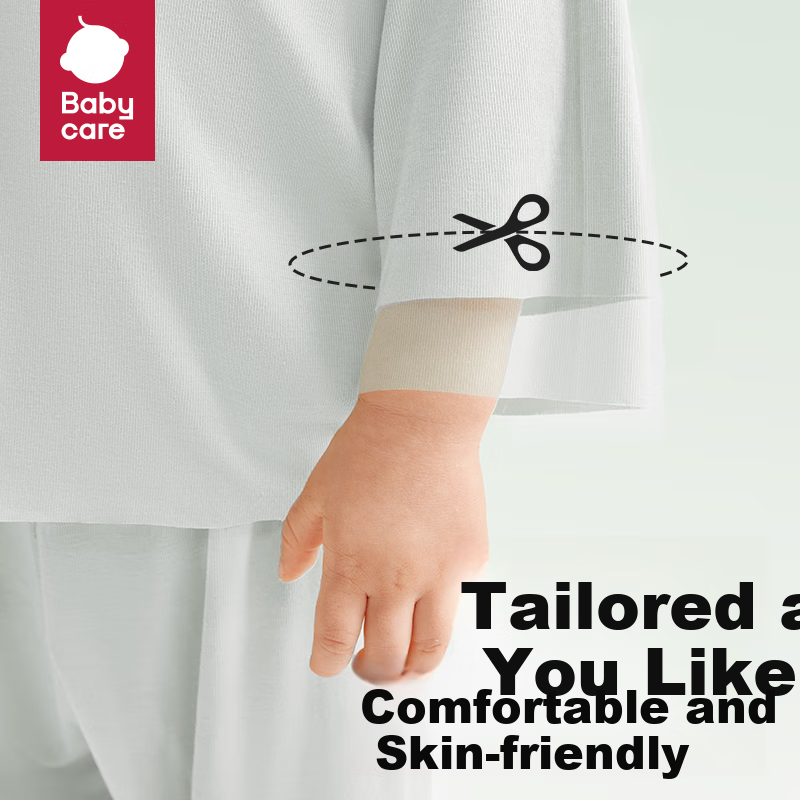 Babycare Children's Pajamas Ukosi Thin Baby Home Wear Set [Spring and Summer Sty...