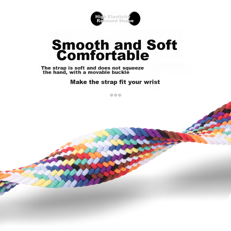 BHO Suitable for Apple Watch Band, Apple Watch S10/ultra2/s9/se Nylon Braided Lo...