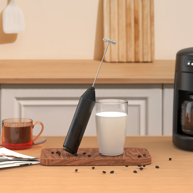 CLITON Electric Milk Frother, Coffee Milk Frother, Home Milk Frother, Handheld M...