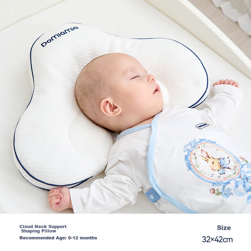DOMIAMIA Baby Shaping Pillow 0-1 Year Old Newborn Shaping Pillow Anti-bacterial...