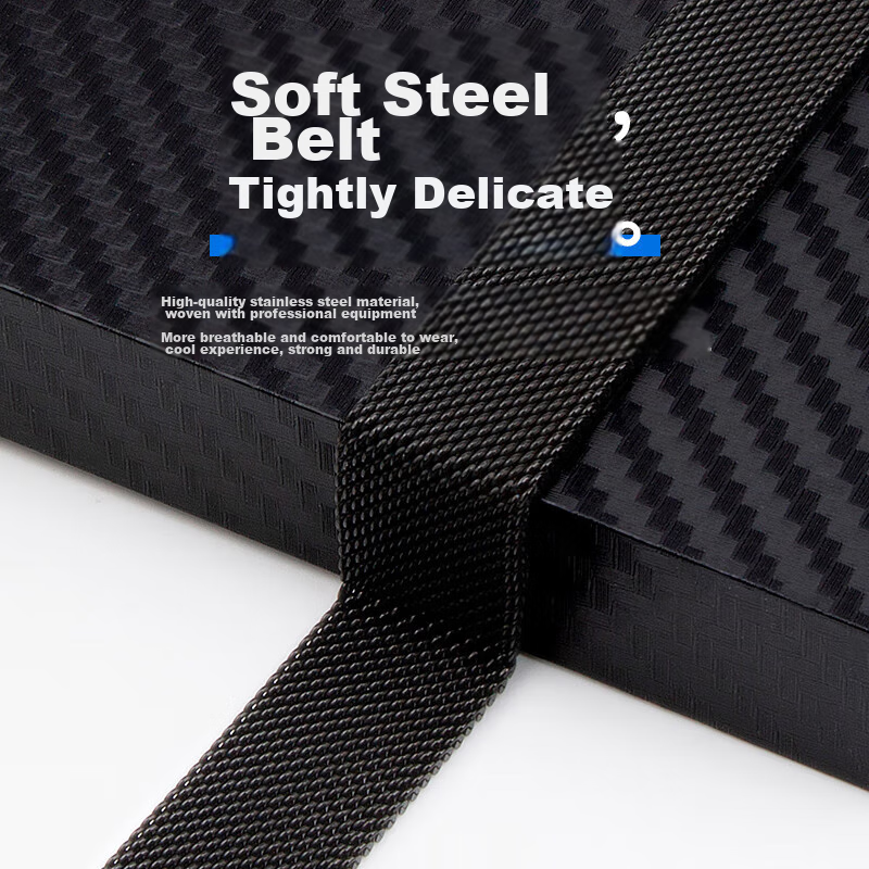 Watchbond Compatible with Xiaomi Mi Band 10 Strap 9/8/NFC Version Milanese Magne...