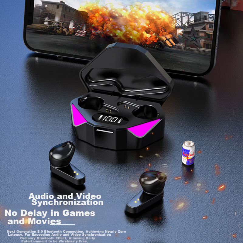 Bkayp Gaming Bluetooth Earphones, In-Ear, True Wireless, Low Latency, Honor, Hon...