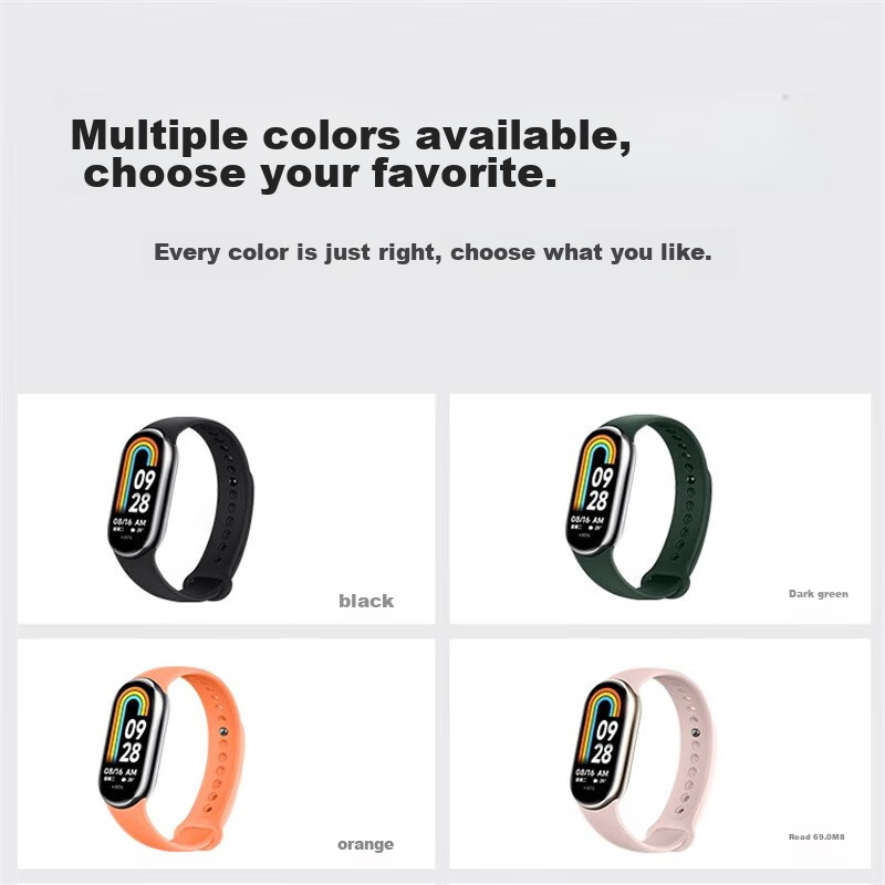 Watchbond Compatible with Xiaomi Band 9/8 Strap, Xiaomi Band 8/9 Wristband, NFC...