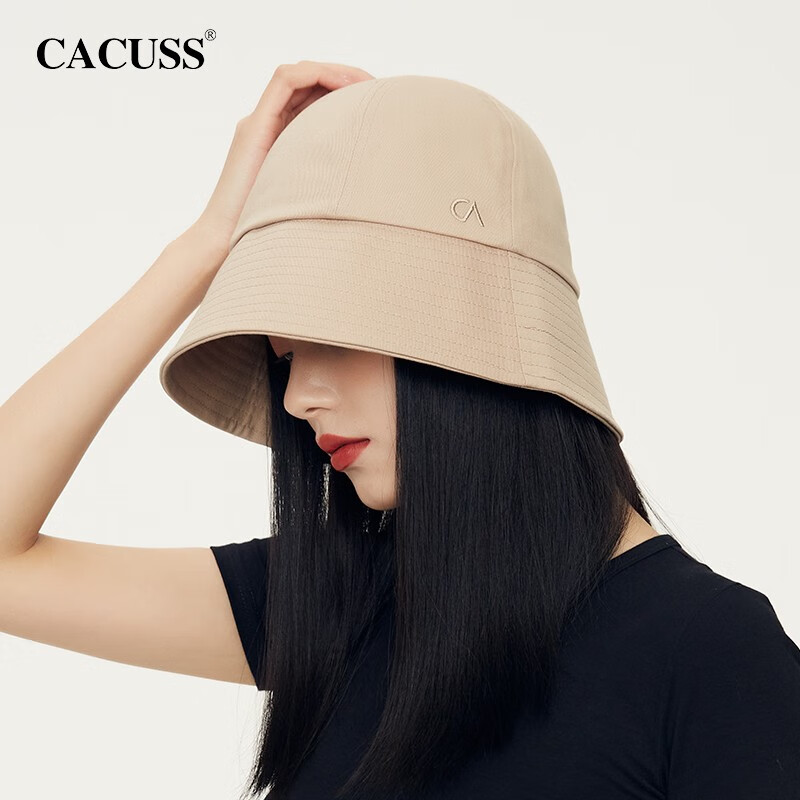 CACUSS Women's Cotton Bucket Hat Sun Hat Outdoor Sunscreen Hat UV Protection Fis...