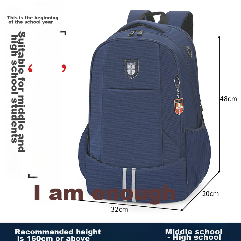 UNIVERSITY OF CAMBRIDGE Backpack for Middle School Boys, Lightweight Large Capac...