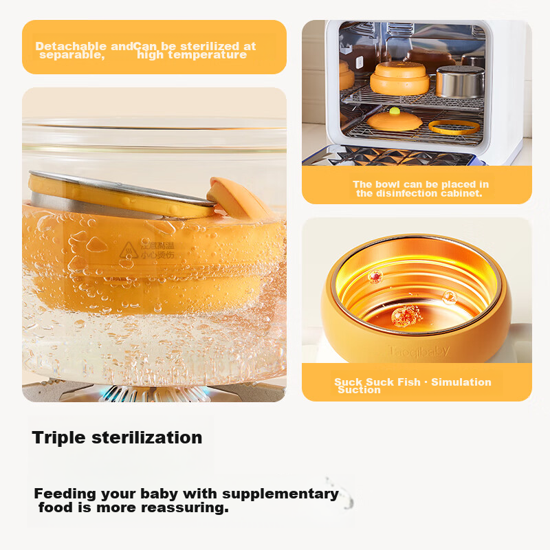 Taoqibaby Intelligent Constant Temperature Bowl, Baby Rice Cereal Feeding Bowl,...