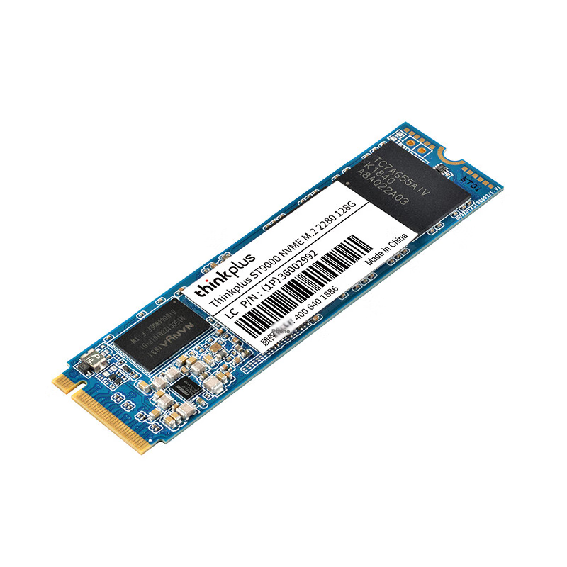 ThinkPlus Lenovo 128GB SSD M.2 2280 (NVME Protocol) ST9000 Series, Compatible wi...