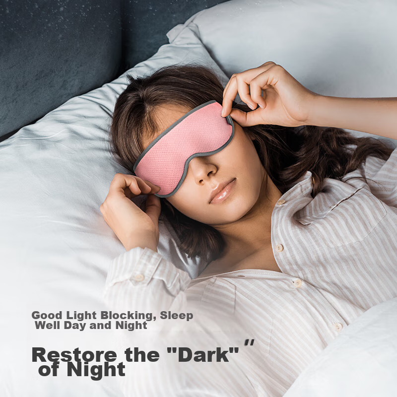 Pack All Unisex Travel Eye Mask for Airplane, Train, Sleep, Light Blocking, Brea...