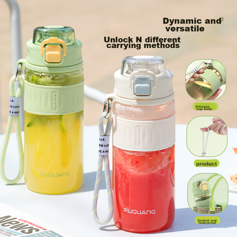 Fuguang Plastic Water Bottle, Tritan Material, for Women, Summer Use, for Studen...