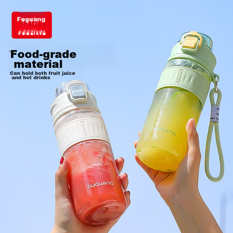 Fuguang Plastic Water Bottle, Tritan Material, for Women, Summer Use, for Studen...