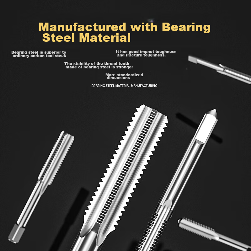 Eastern Industrial Tap And Die Set with Ratchet Wrench, Threading Tool Kit with...