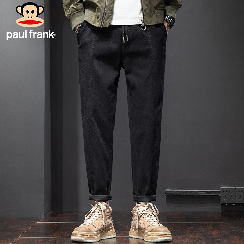 Paul Frank Men's Casual Pants Spring Slim Fit Men's Work Pants Solid Color Men's...