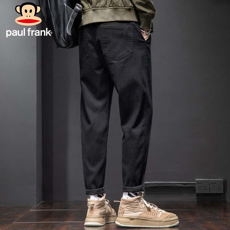 Paul Frank Men's Casual Pants Spring Slim Fit Men's Work Pants Solid Color Men's...