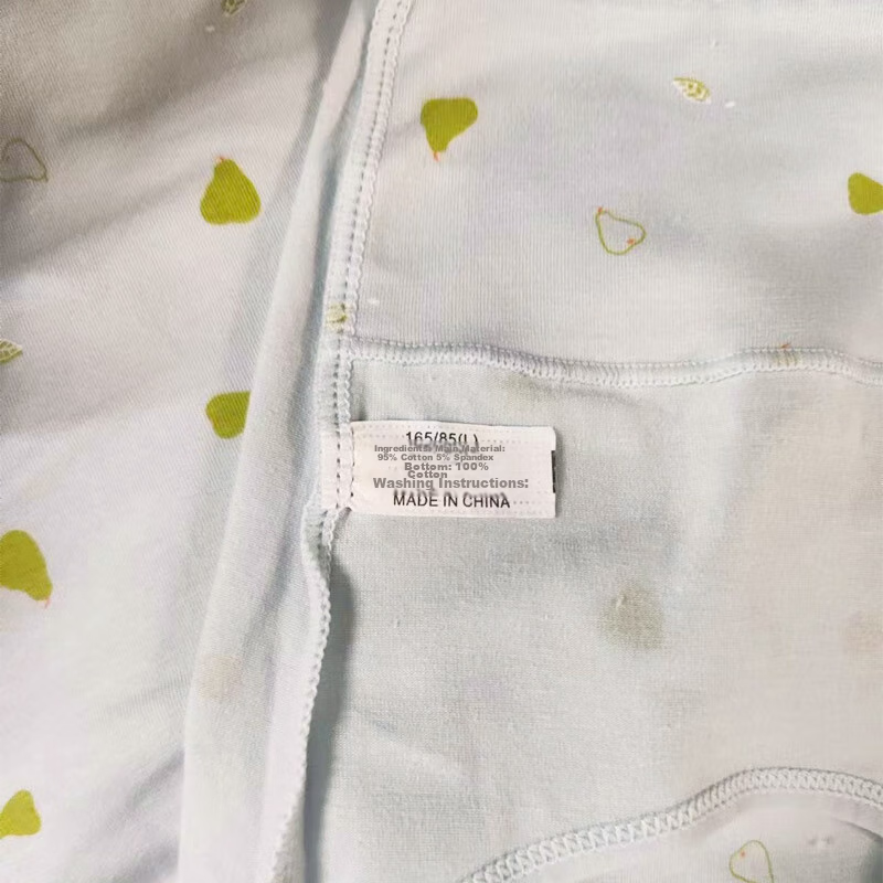 Deanfun Women's High-Waisted Tummy Control Cotton Butt-Lifting Cartoon Print Tri...