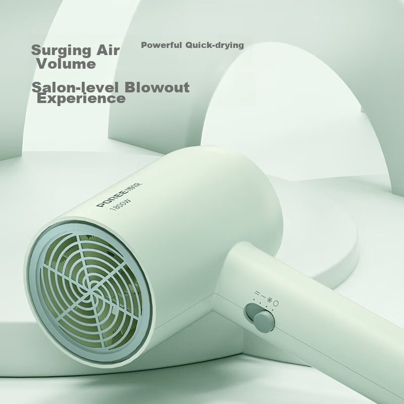 Feike Borui Hair Dryer, Portable for Home And Dorm Use, 1800W High Power, Hot An...