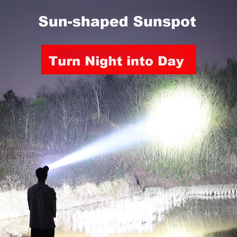Guangming Dajiang Strong Light Sensor Headlamp, Head-Mounted Outdoor Lighting La...