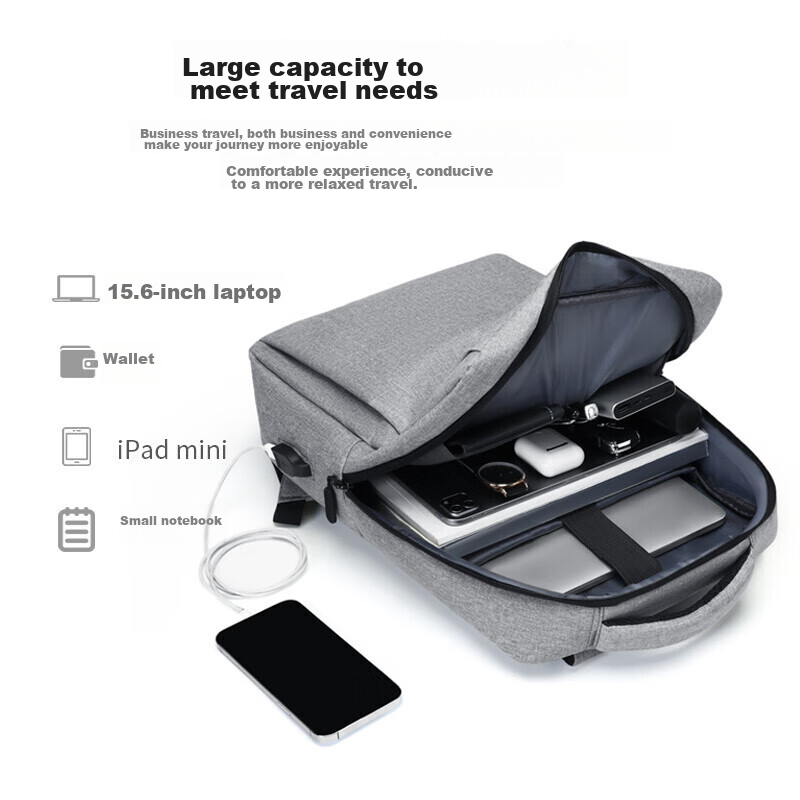 Golf Backpack, Men's Backpack, Korean Style Simple 15.6-Inch Laptop Bag, Fashion...