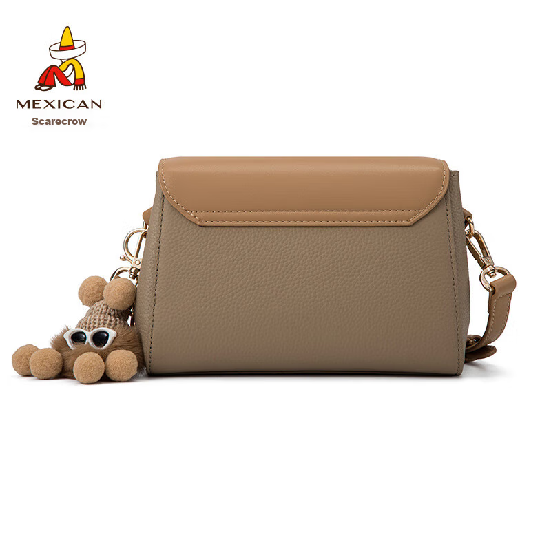 Scarecrow Handbag for Women, 2025 New Light Luxury Cowhide Shoulder Crossbody Ba...