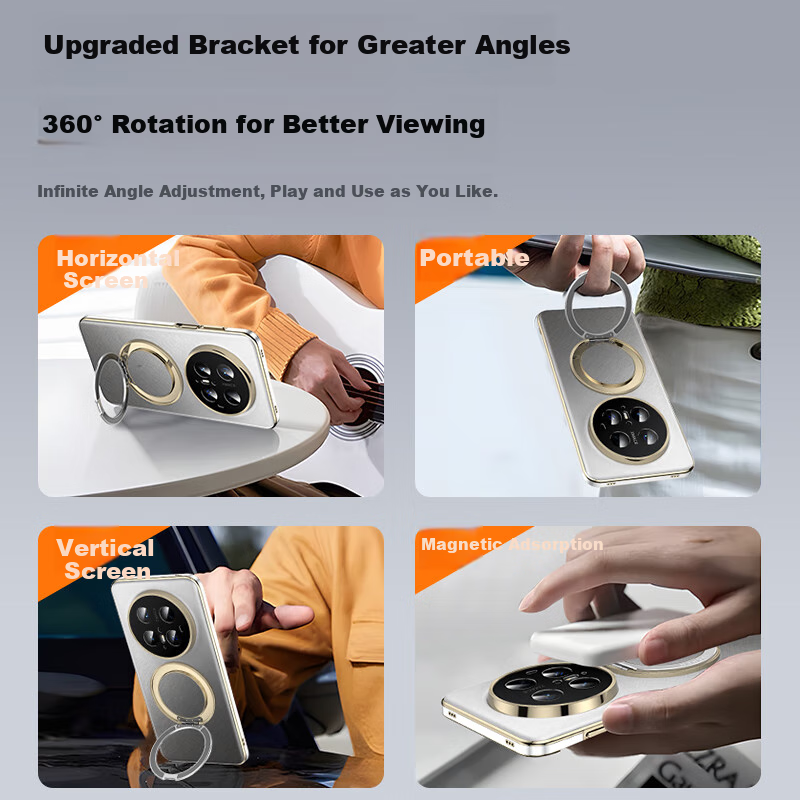 IM-CHEN Rotating Stand Phone Case for Huawei Mate 70 Pro + Protective Cover Full...