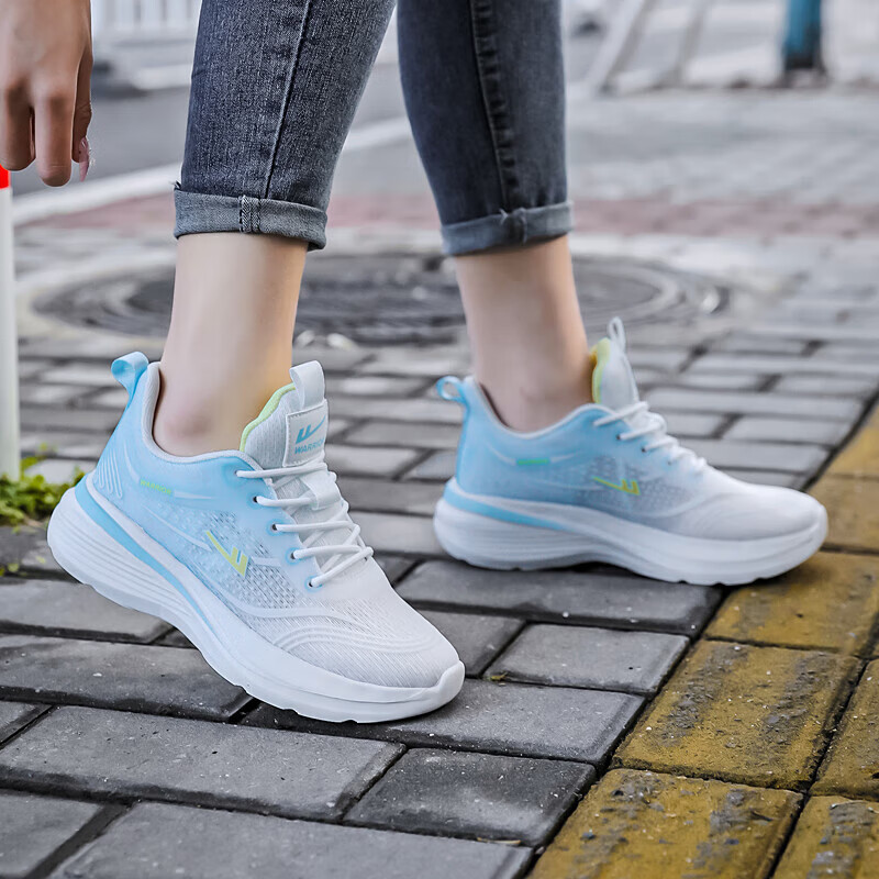 Warrior Women's Sports Shoes, Outdoor Running Shoes, Mesh Casual Shoes, Low-Top...