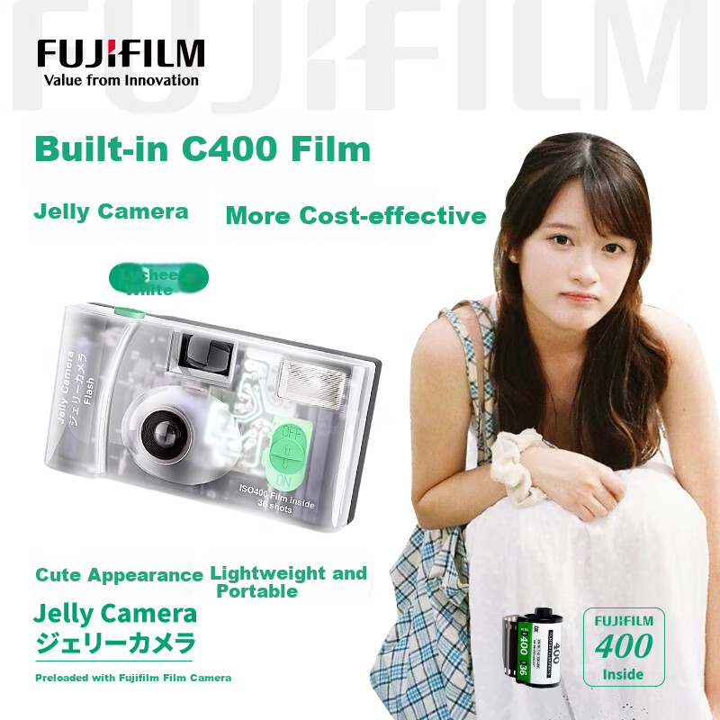 FUJIFILM Instant Camera, Film Camera, C400 Film Camera Instant Camera, Can Take...
