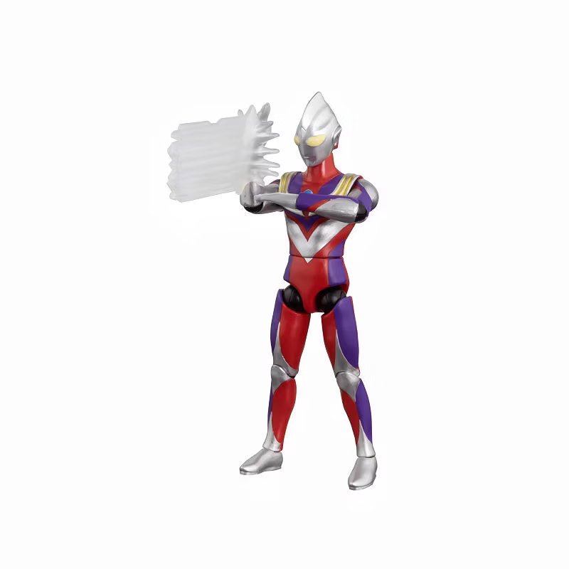 BANDAI Fine Articulated Ultraman Tiga Action Figure, Boys' Birthday Gift, Childr...