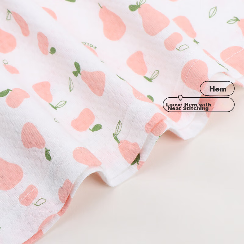 Hongdou Girls' Cotton Nightgown, Thin Spring And Summer Sleepwear, Children's Sh...