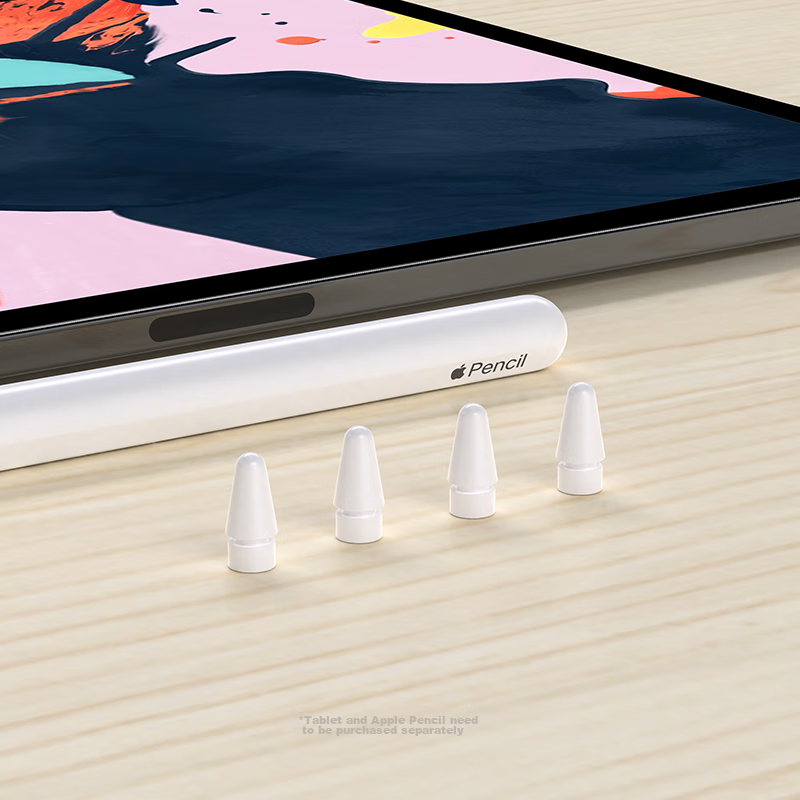 CangHua Compatible Apple Pencil Replacement Tips, Apple IPad Stylus Second Gener...