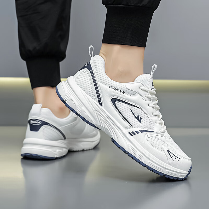 Warrior Men's Mesh Casual Shoes Outdoor Running Shoes WXY(ZA)-4069 Navy Blue siz...