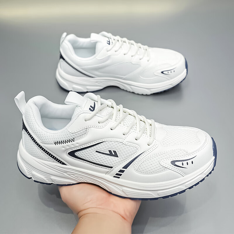 Warrior Men's Mesh Casual Shoes Outdoor Running Shoes WXY(ZA)-4069 Navy Blue siz...