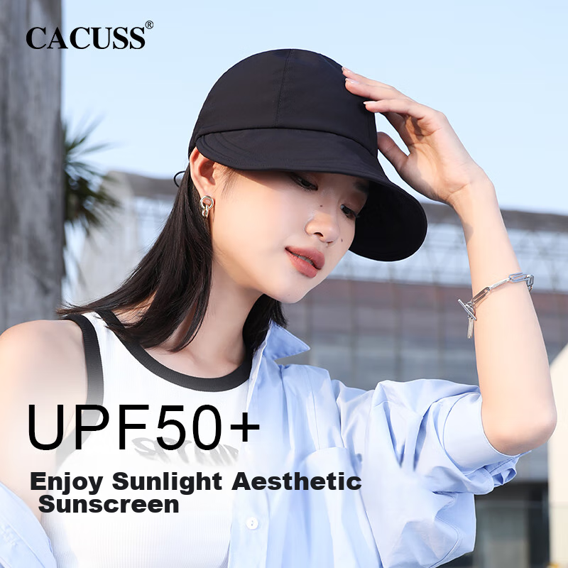 CACUSS Women's Sun Hat, Breathable Wide Brim, Ice Silk, UV Protection, Outdoor C...