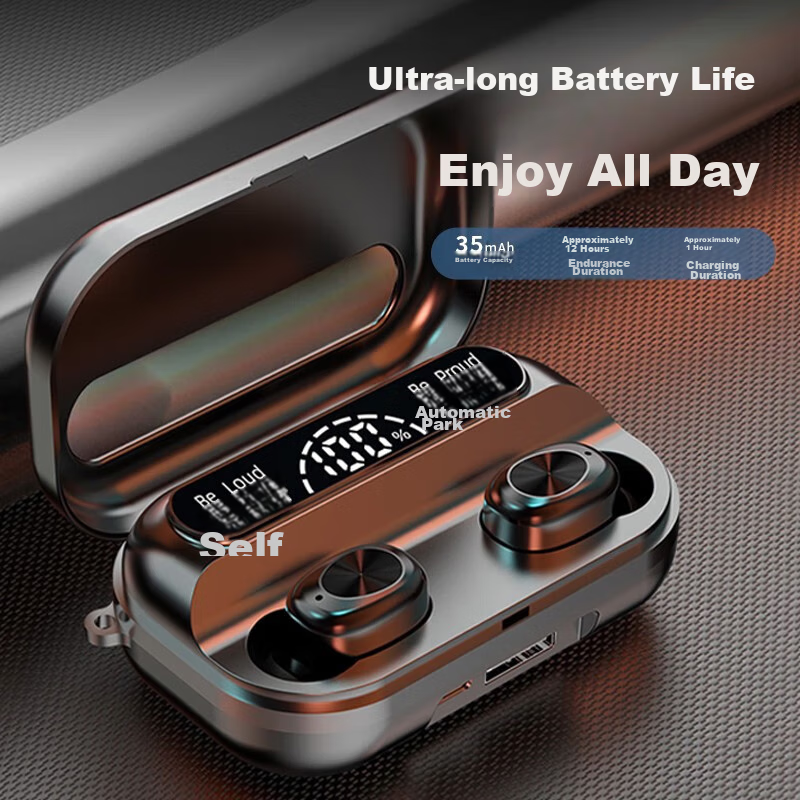 Bkayp Bluetooth Headphones, Wireless, Compatible with Apple, Huawei, OPPO, Honor...