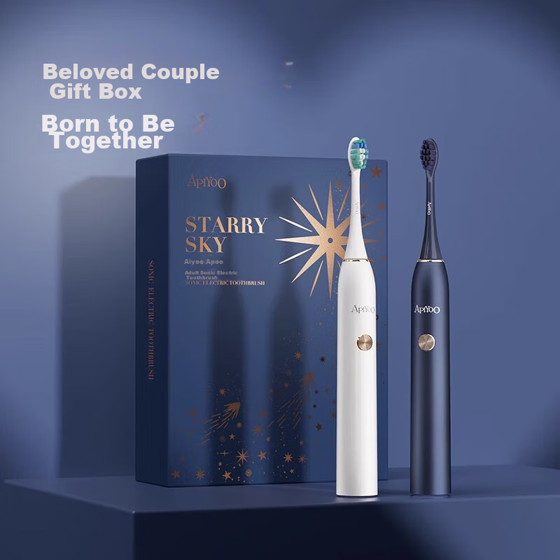 ApiYoo P7S Electric Toothbrush with Long Battery Life, Smart Timer, Soft Bristle...