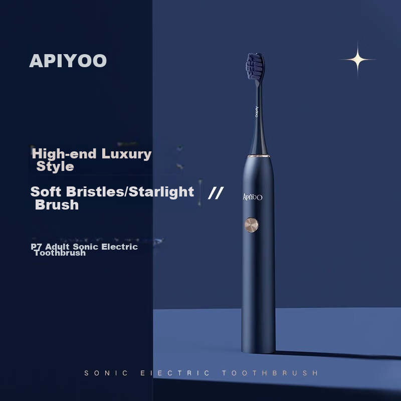ApiYoo P7S Electric Toothbrush with Long Battery Life, Smart Timer, Soft Bristle...