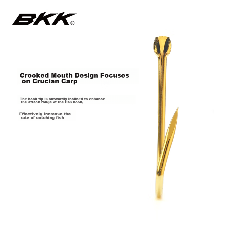 BKKBKK Wolf Tooth Silver Hook for Bighead Carp And Silver Carp, Specialized Fish...
