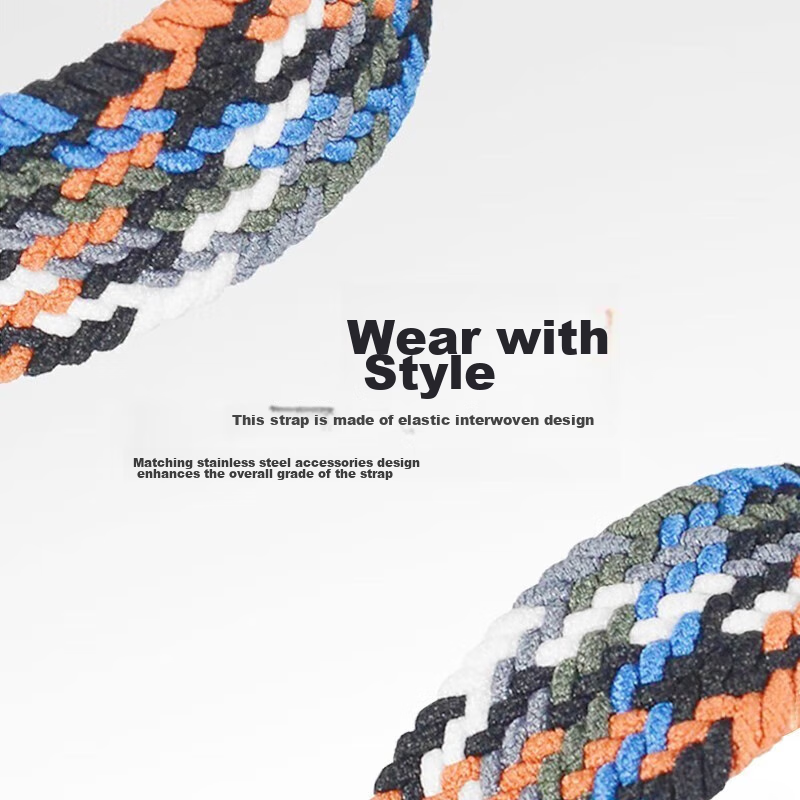 Bkayp Compatible Woven Nylon Strap for Xiaomi Band 8 Pro, Sports Band for Men An...