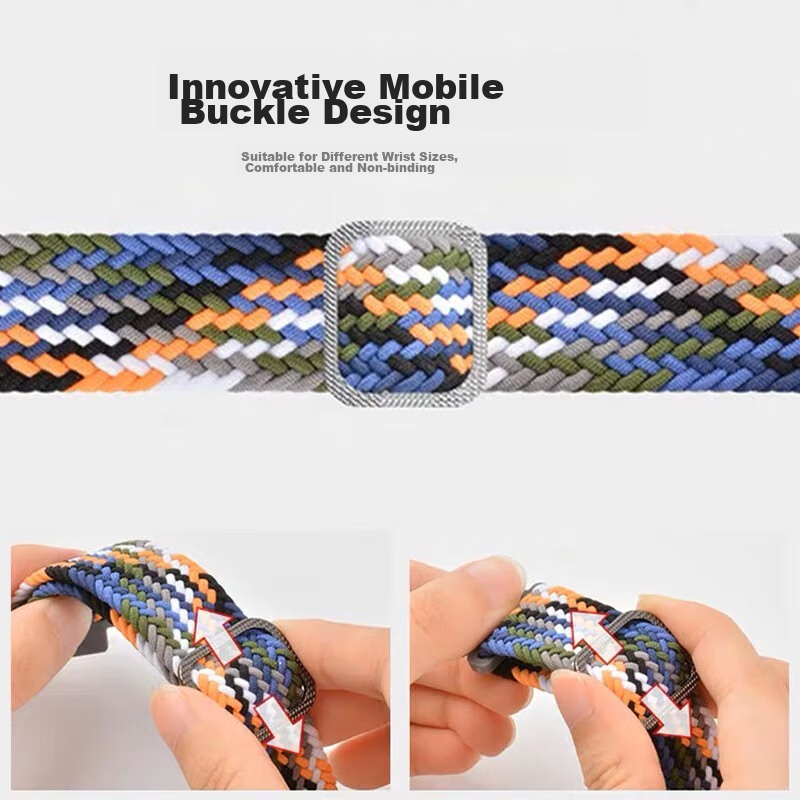 Bkayp Compatible Woven Nylon Strap for Xiaomi Band 8 Pro, Sports Band for Men An...