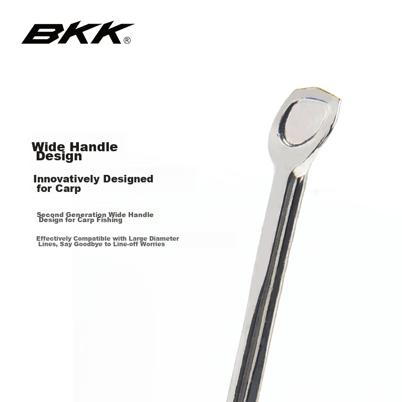 BKK Luan Guandong Second Generation Hook, Barbed Or Barbless, Wide Handle, Wide...