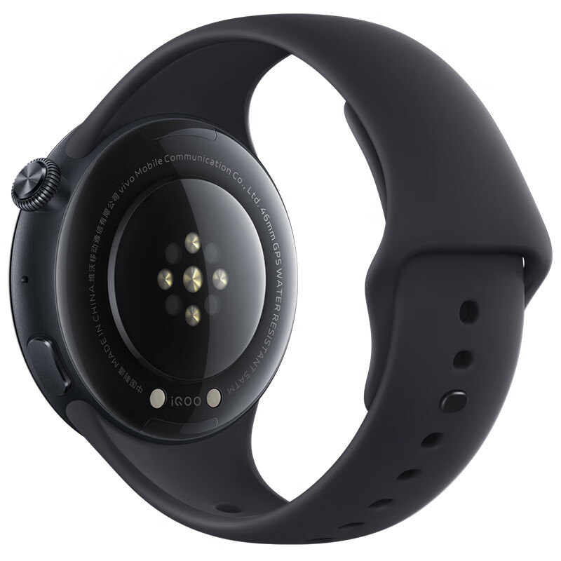 Vivo IQOO WATCH E-SIM Soft Case Edition, Haoyu Black AIGC Smart Watch Dial, Hear...