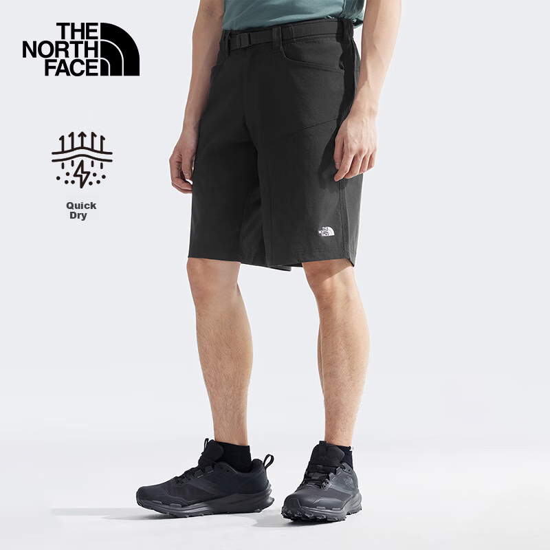 The North Face Men's Outdoor Moisture-Wicking Breathable Casual Shorts 8AV6, Bla...