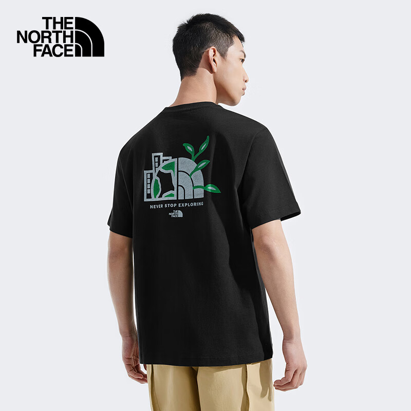 The North Face Short Sleeve T-shirt for Couples Outdoor Comfortable and Breathab...