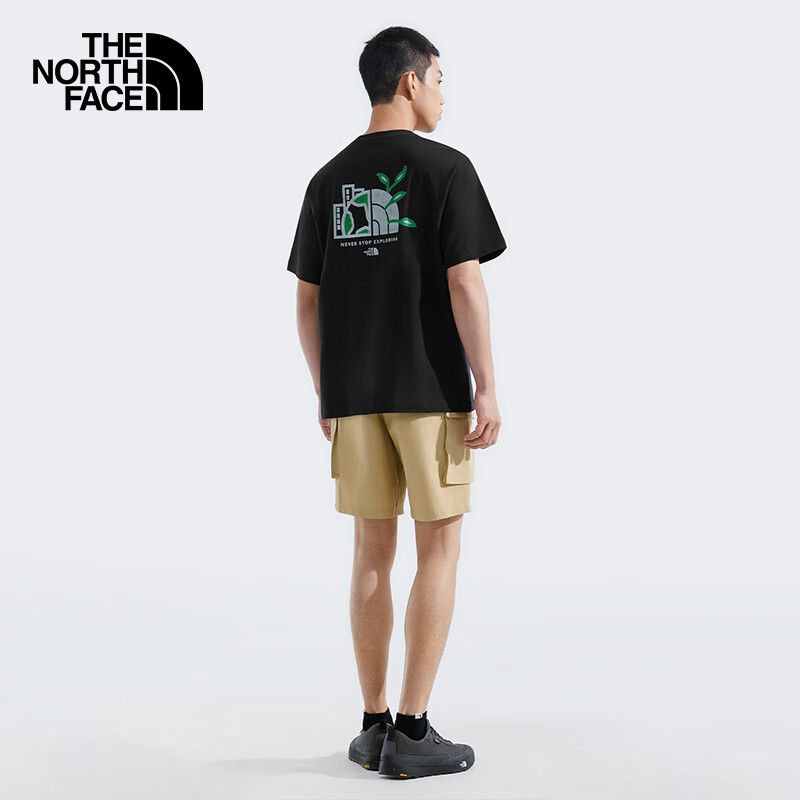 The North Face Short Sleeve T-shirt for Couples Outdoor Comfortable and Breathab...