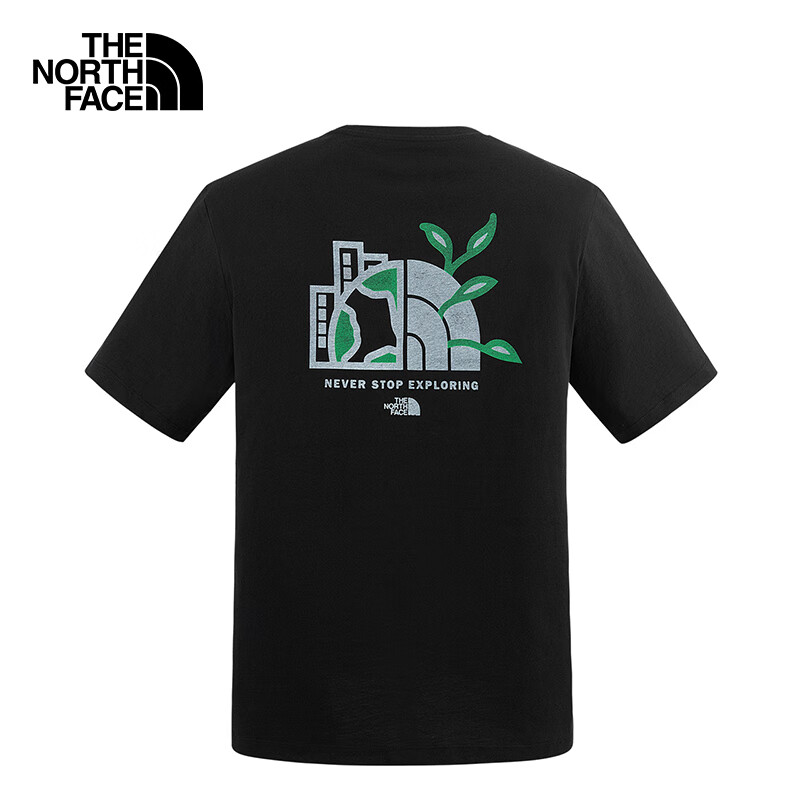 The North Face Short Sleeve T-shirt for Couples Outdoor Comfortable and Breathab...