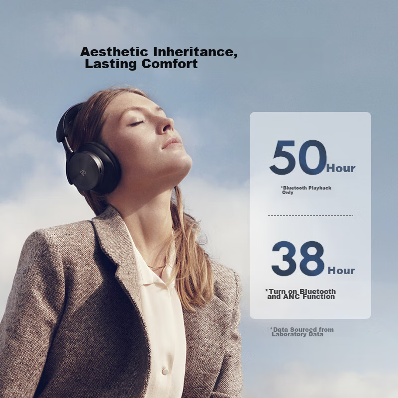 B&O Beoplay H95 Over-Ear Bluetooth Wireless Headphones, Active Noise Cancellatio...
